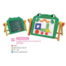 Tablero de madera de múltiples funciones tablero magnético con bloques para los niños Juguetes educativos Juguetes de dibujo